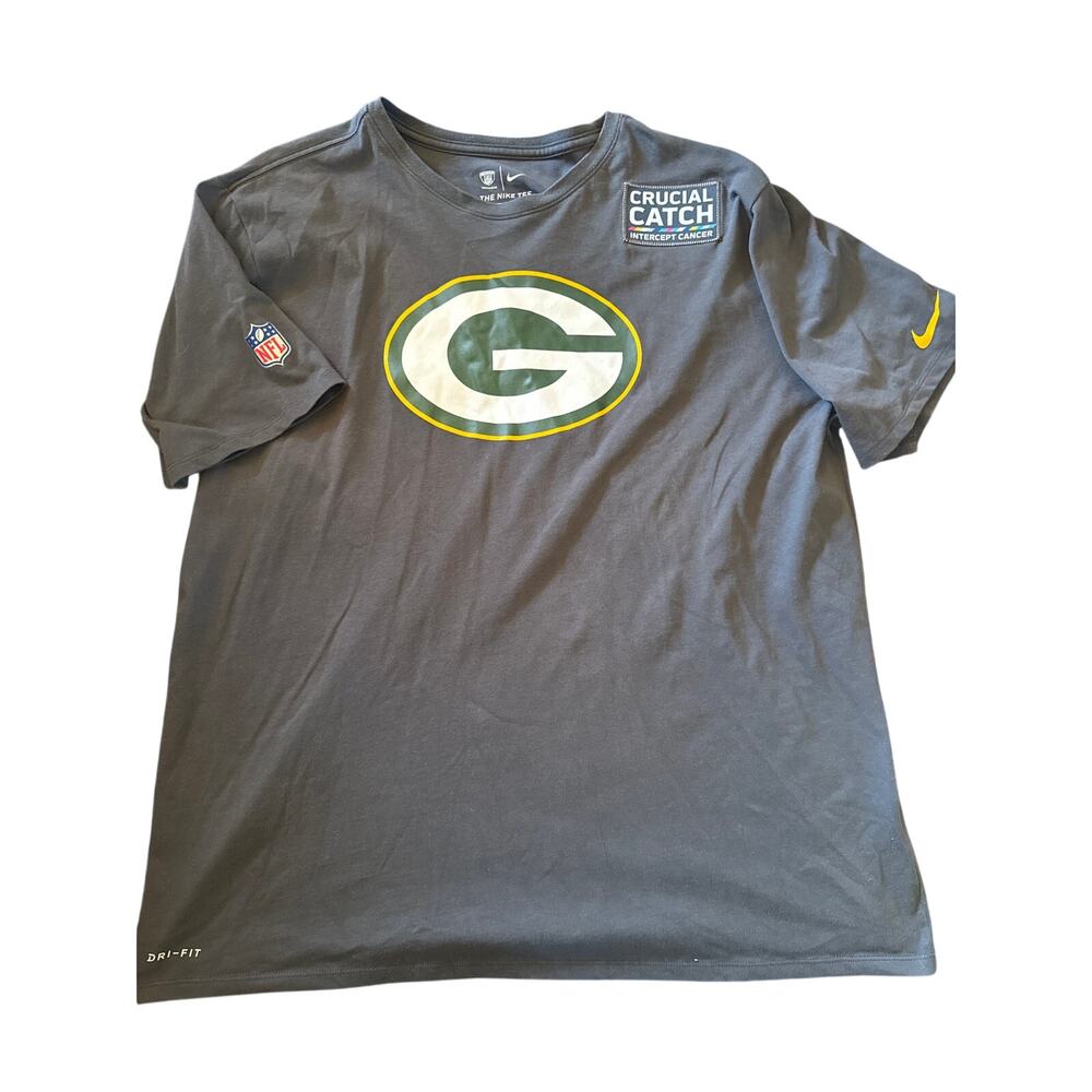 GREEN BAY PACKER NFL FOOTBALL crucial catch shirt - size XXL